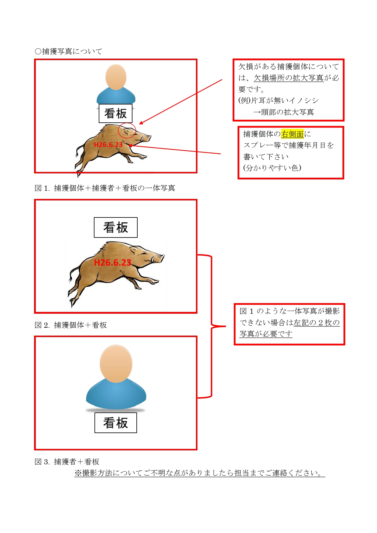 捕獲写真撮影方法